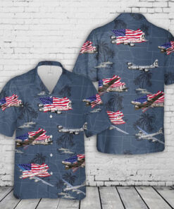 4Th Of July Hawaiian Shirts, Boeing B-29 Superfortress 4Th Of July Hawaiian Shirt, Military Aloha Shirts