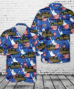 4Th Of July Hawaiian Shirts, Emsa Oklahoma 4Th Of July Hawaiian Shirt, Military Aloha Shirts