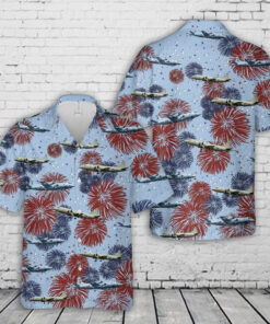 4Th Of July Hawaiian Shirts, Lockheed P-3 Orion July 4Th Hawaiian Shirt, Military Aloha Shirts