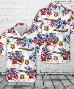 4Th Of July Hawaiian Shirts, Puerto Rico Air National Guard Lockheed F-104C Starfighter 198Th Tfs 4Th Of July Hawaiian Shirt, Military Aloha Shirts