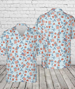 4Th Of July Hawaiian Shirts, Trendy Fourth Of July 2 Hawaiian Shirt, Military Aloha Shirts