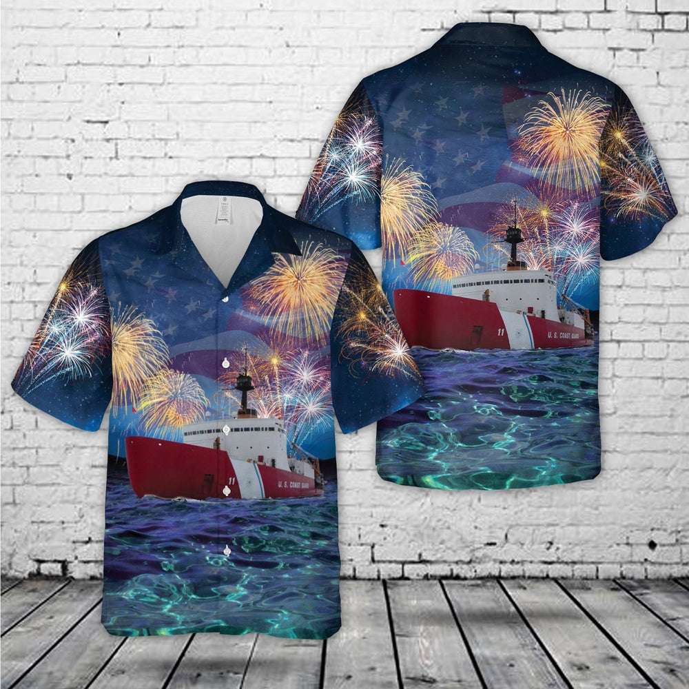 4th of july hawaiian shirts united states coast guard uscgc polar sea wagb 11 4th of july hawaiian shirt military aloha shirts