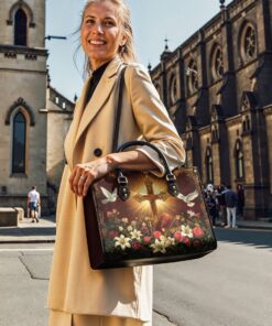 catholight radiance of the cross leather bag 1yakn