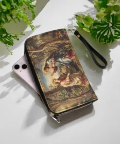 christ and mary magdalene leather wallet purse 5lilw