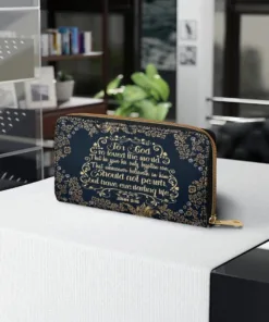 everlasting life leather wallet purse obivn