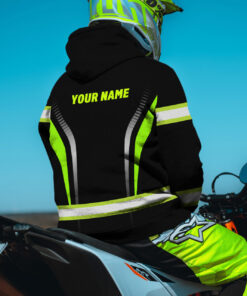 hi vis hoodie custom uniform reflective black green neon 4 8aiq0