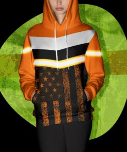 hi vis hoodie reflective orange us flag custom name safety 3 22bdy