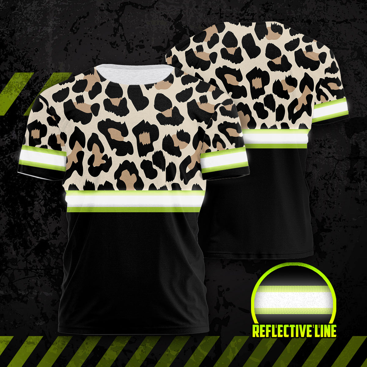 hi vis shirts reflective leopard safety 1