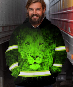 high visibility hoodie for men custom name lion green reflective hoodies hi vis hoodie safety workwear 3 w31qg