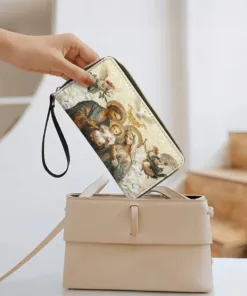 holy family sacred leather wallet purse qaqyp