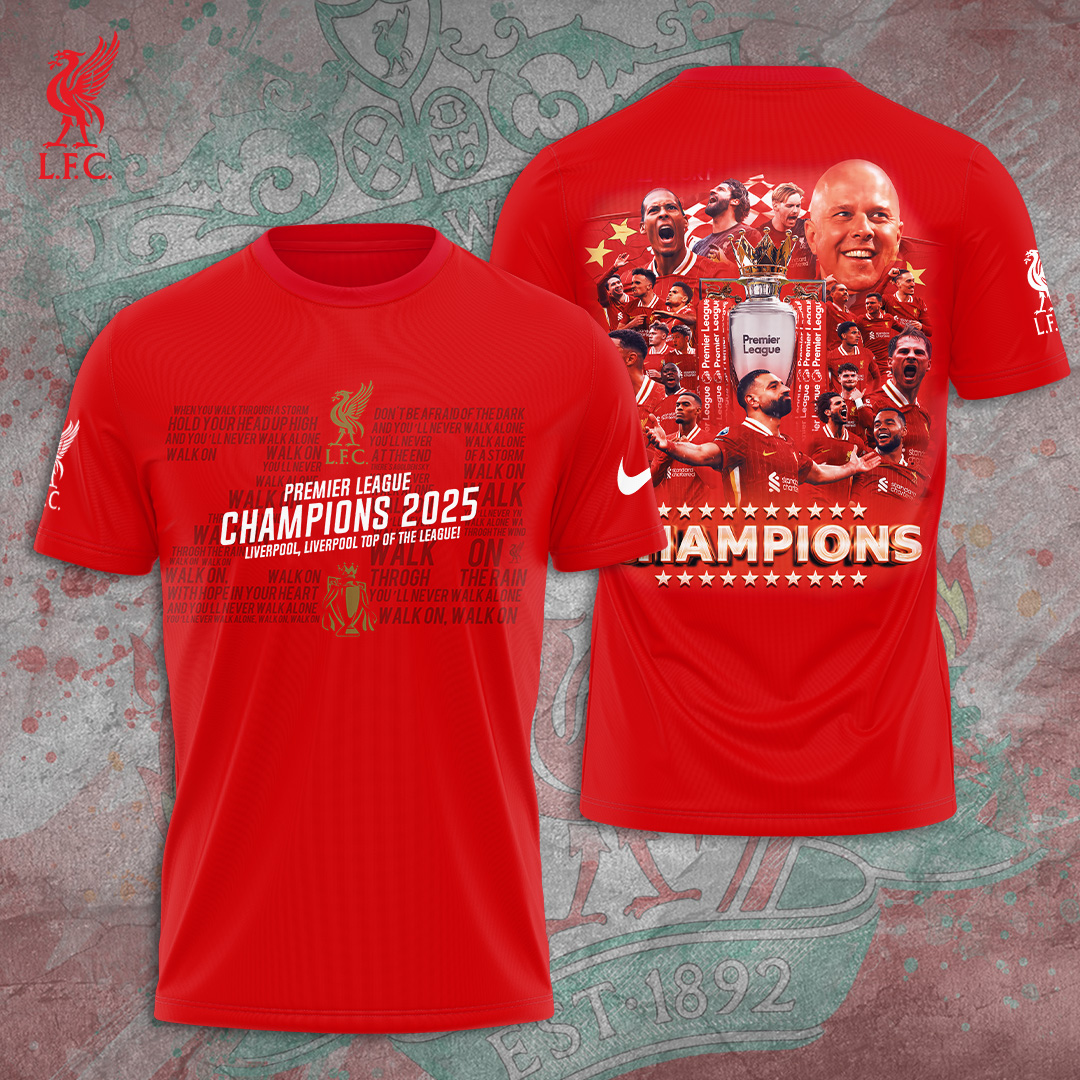 lfc top of the league shirt champions 2025 limited design 1 ys0d9