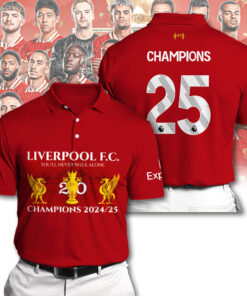 Liverpool FC 202425 Champions Shirt – 20th Trophy Celebration Edition