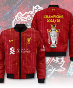Liverpool FC 202425 Premier League Champions Bomber Jacket – Limited Edition