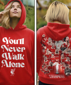 Liverpool Women's Hoodie – YNWA & 202425 Premier League Champions