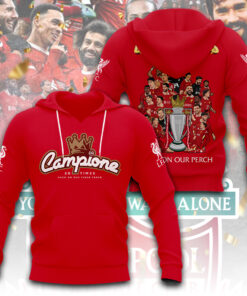 Liverpool FC Campione Hoodie – 20 Times Champions Back On Our Perch Edition