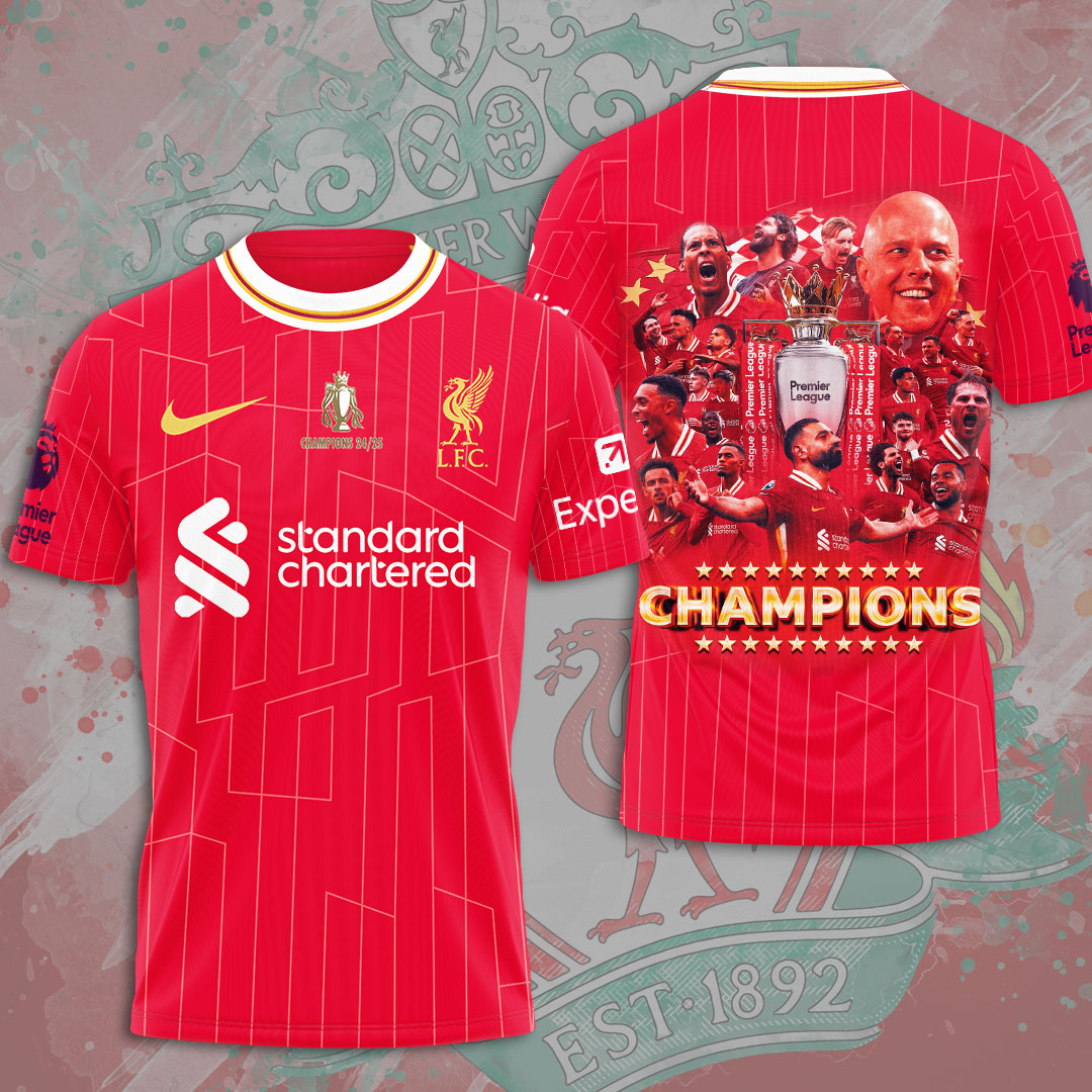 liverpool fc champions 2025 shirt premier league victory edition iisod