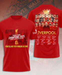 Liverpool FC Premier League 2024-2025 Champions Shirt – You'll Never Walk Alone Edition