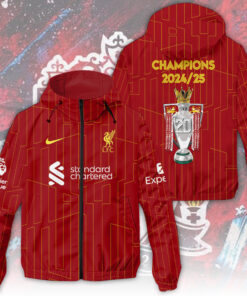 Liverpool FC Windbreaker Jacket – 202425 Premier League Champions Trophy Edition