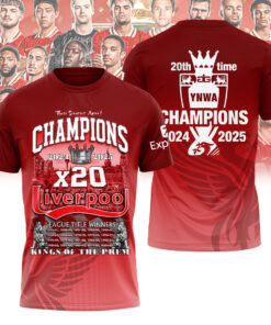 Liverpool FC x20 Premier League Champions 202425 Hoodie – Kings of the Prem