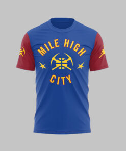 mile high city custom t shirt personalized denver nuggets basketball jersey tee 5 tzy9h