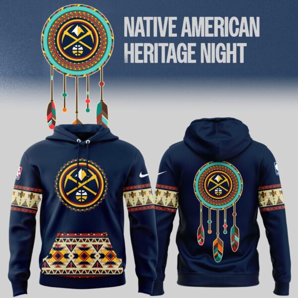 native american heritage night hoodie denver nuggets limited tribal dreamcatcher pullover 1 mv0nm