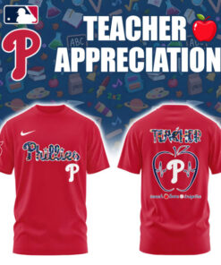 Philadelphia Phillies T-Shirt – Teacher Appreciation Red Edition
