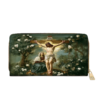 the cross of redemption leather wallet purse qr9ht