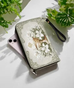 the holy eucharist leather wallet purse jswrq
