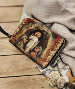 triumph of light leather wallet purse 4fzek
