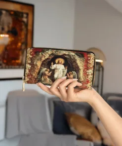 triumph of light leather wallet purse duczf