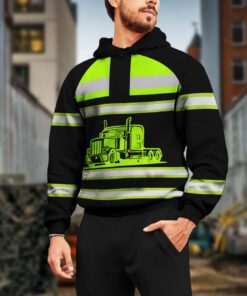 trucker hoodie green neon 3 smjzd