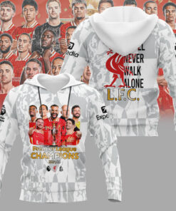 white liverpool hoodie premier league winners 202425 with players 3 th8pi