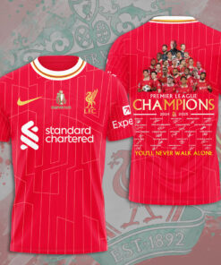 YNWA Champions Hoodie – Liverpool Full Squad Edition 2025