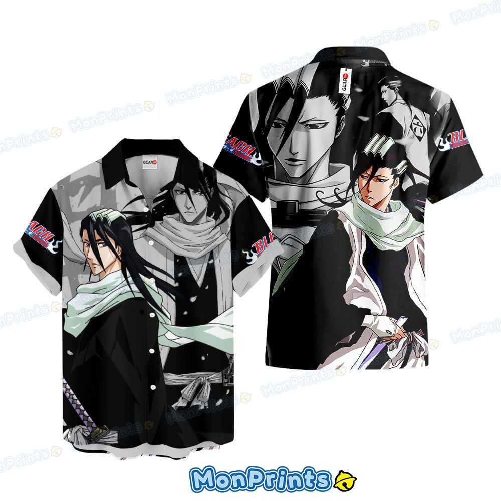 byakuya kuchiki hawaiian shirt bleach anime aloha shirt for fans 1 l1rv4