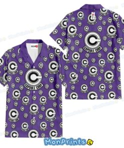 Capsule Corp Hawaiian Shirt – Dragon Ball Anime Beach Shirt for Fans