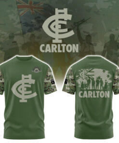 Carlton Blues Veteran Camo T-Shirt – AFL Military Tribute Tee