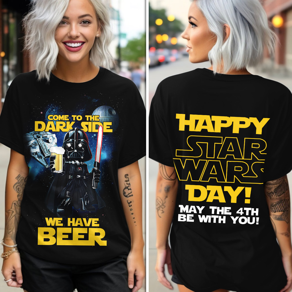 come to the dark side we have beer shirt funny star wars day tee 1 zquoo