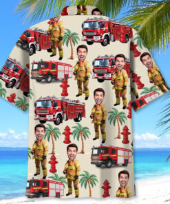 custom face firefighter hawaiian shirt funny summer gift 4 zf5ex