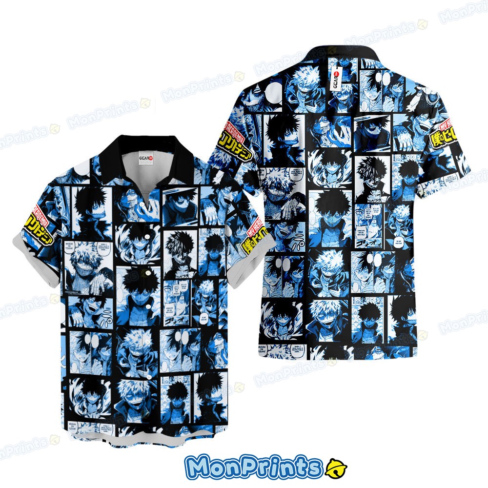 dabi hawaiian shirt my hero academia manga panel anime button up 1 ba0l0