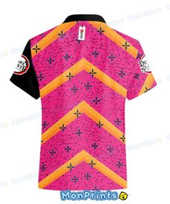 daki split design hawaiian shirt demon slayer kimono pattern anime tee 3 w38f2