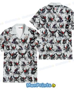 Darkrai All-Over Print Hawaiian Shirt – Legendary Pokémon Dark Type Tee