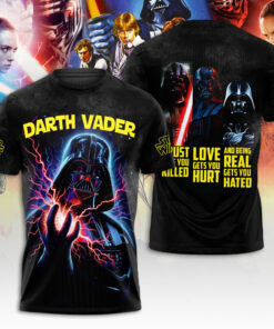 Darth Vader Power Shirt – Star Wars Tee with Trust Love and Real Quote