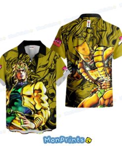 Dio Brando Hawaiian Shirt – JoJo’s Bizarre Adventure The World Stand Tee