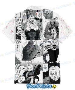 edward elric and alphonse elric hawaiian shirt fullmetal alchemist manga style anime shirt 3 ojm5l