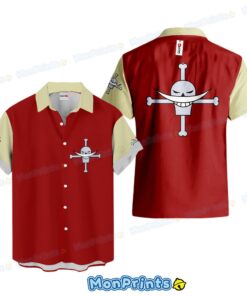 Edward Newgate Hawaiian Shirt – Whitebeard Pirates Costume Anime Style