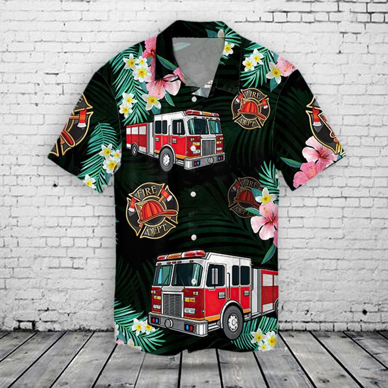 fire truck hawaiian shirt 1 8c6v5