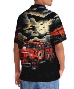 fire truck horror hawaiian shirt haunted halloween firefighter shirt 3 mewhg