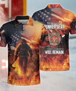 Firefighter Bunker Gear Tribute Polo Shirt – My Time Is Over But Memories Will Remain