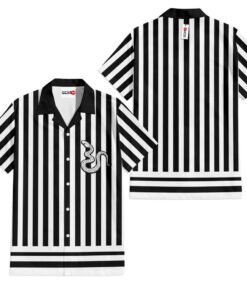 Iguro Obanai Hawaiian Shirt, Demon Slayer Stripe Style