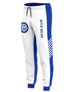 inter milan custom hoodie and joggers set personalized white and blue tracksuit for soccer fans gi 4qcv1